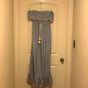 Mud pie- summer maxi sun dress/ cover up